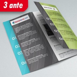 - Pieghevoli a 3 ante - Pieghevoli a 3 ante